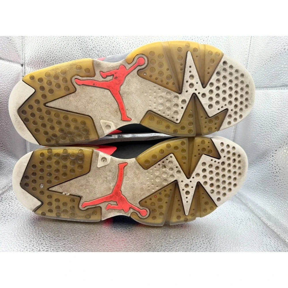 Size 10‎ Air Jordan 6 White Infrared Men Comfort Basketball Shoes 304401-123